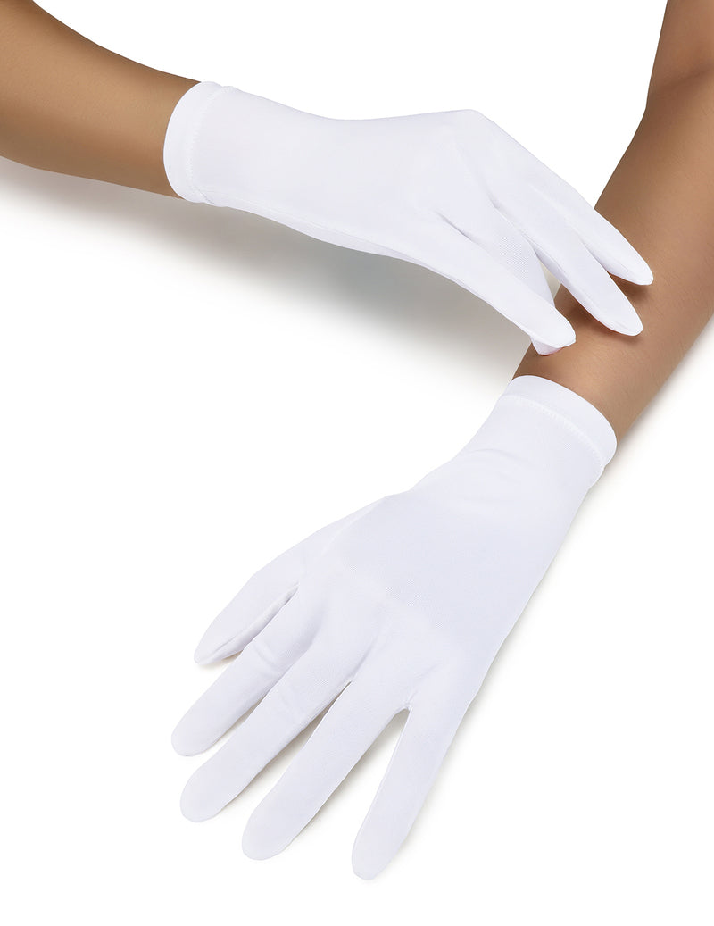 Elbow Length Opera Gloves Stretch Formal
