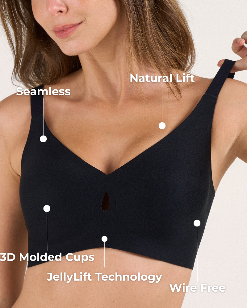 Everyday Seamless Jelly Bra With Detail