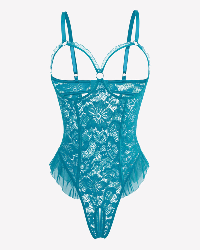 Lace One Piece Bodysuit Mini Teddy
