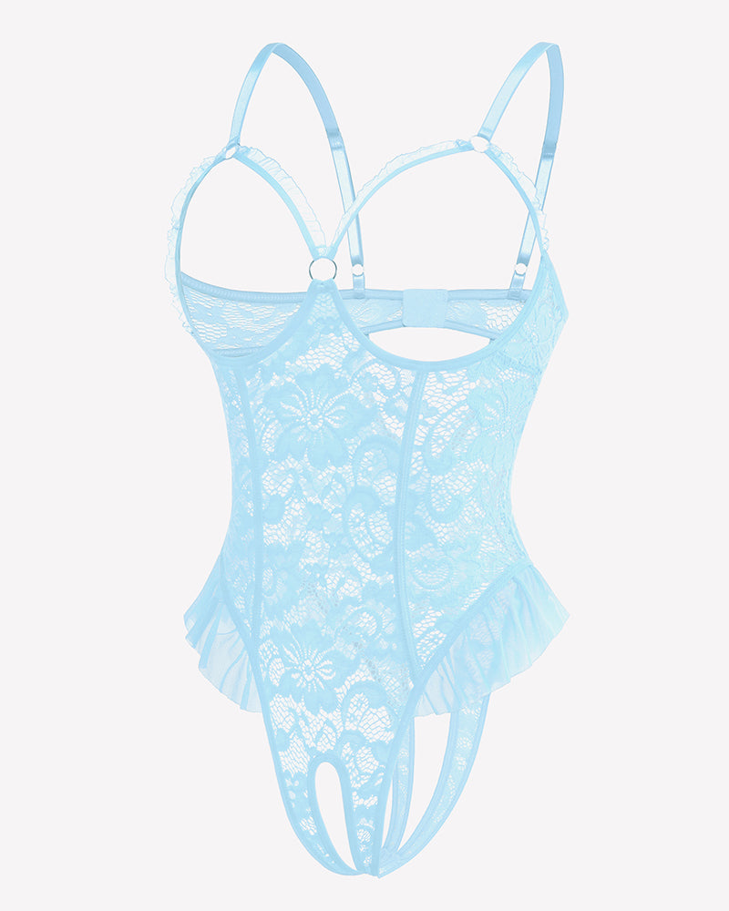 Lace One Piece Bodysuit Mini Teddy