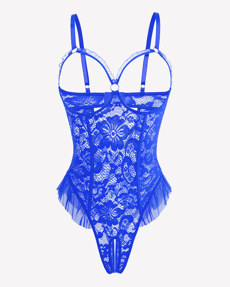 Lace One Piece Bodysuit Mini Teddy