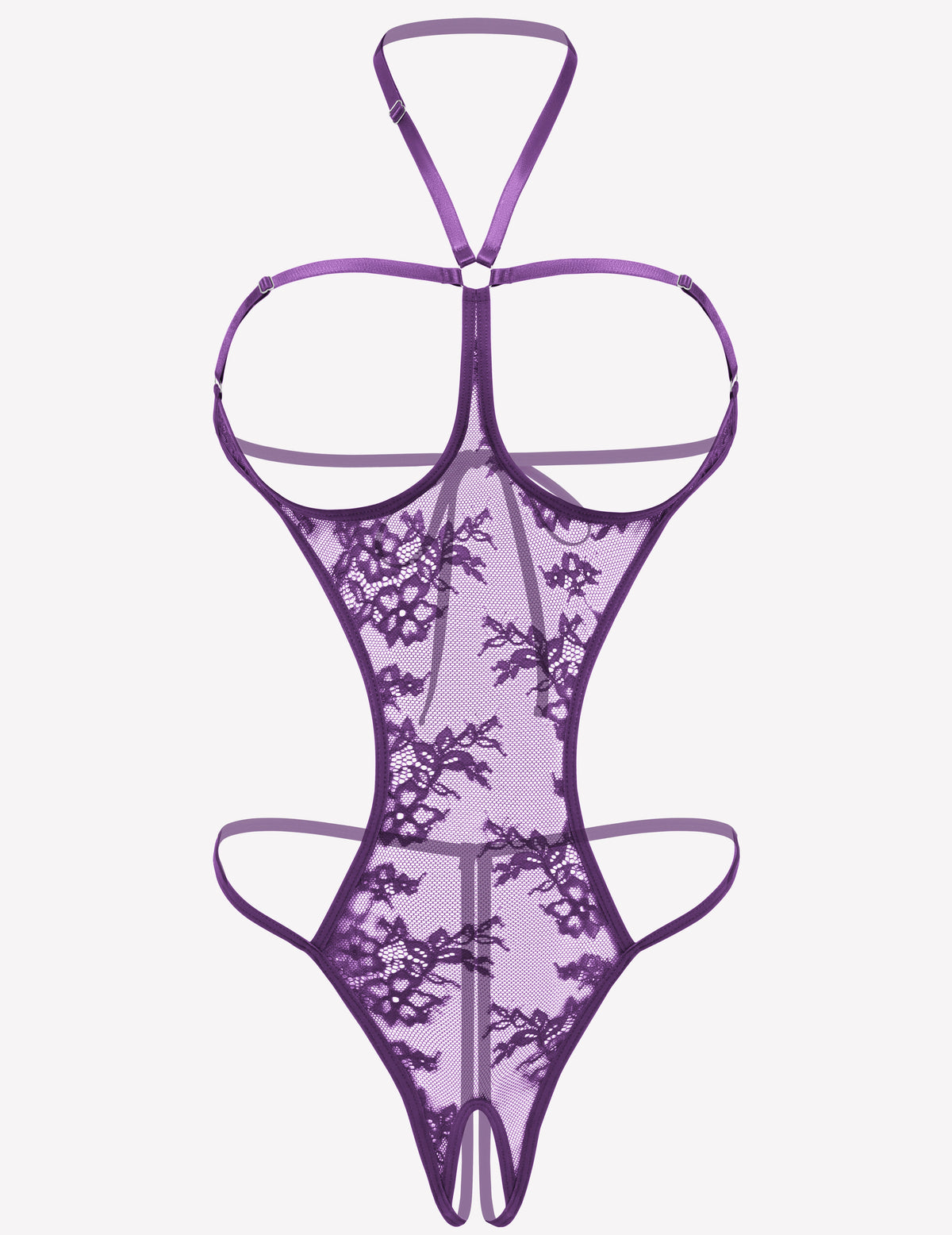 Mini Bodysuit Halter Teddy Nightie