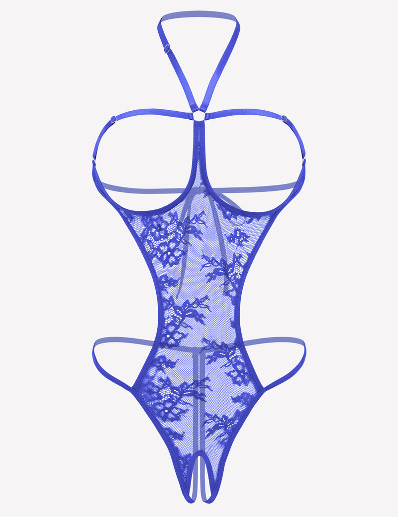 Mini Bodysuit Halter Teddy Nightie